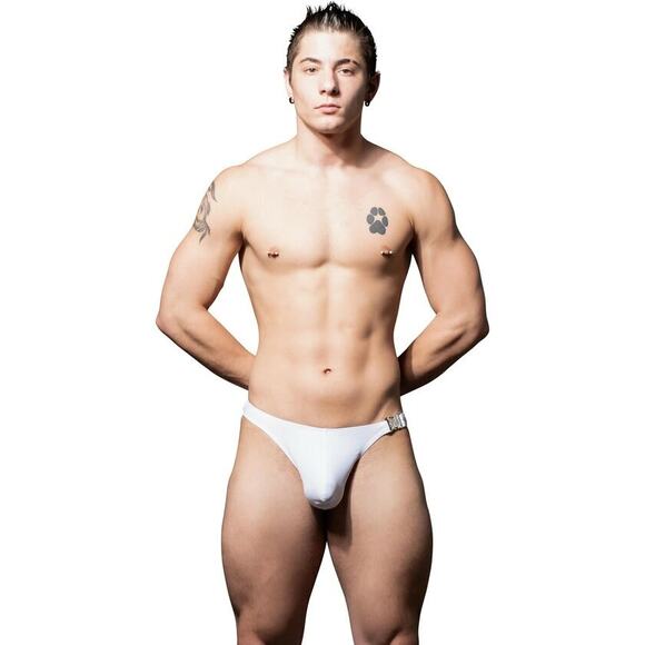 Andrew Christian Unleashed Buckle Bikini with Almost Naked Swim Swim Size XS - Picture 1 of 11